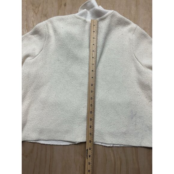 Favorite Daughter Cotton Nylon Blend Button Up Cardigan Sweater Heavy Large - Picture 8 of 9